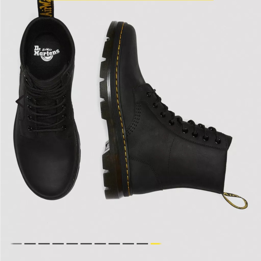 DR. MARTENS COMBS LEATHER CASUAL BOOTS - Picture 5 of 16